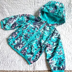 Columbia Whitetail Trail Reversible Toddler Size 2T Jacket Blue Coat Girls
